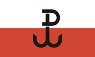 flaga Armii Krajowej i Polskiego Panstwa Podziemnego Armia Krajowa